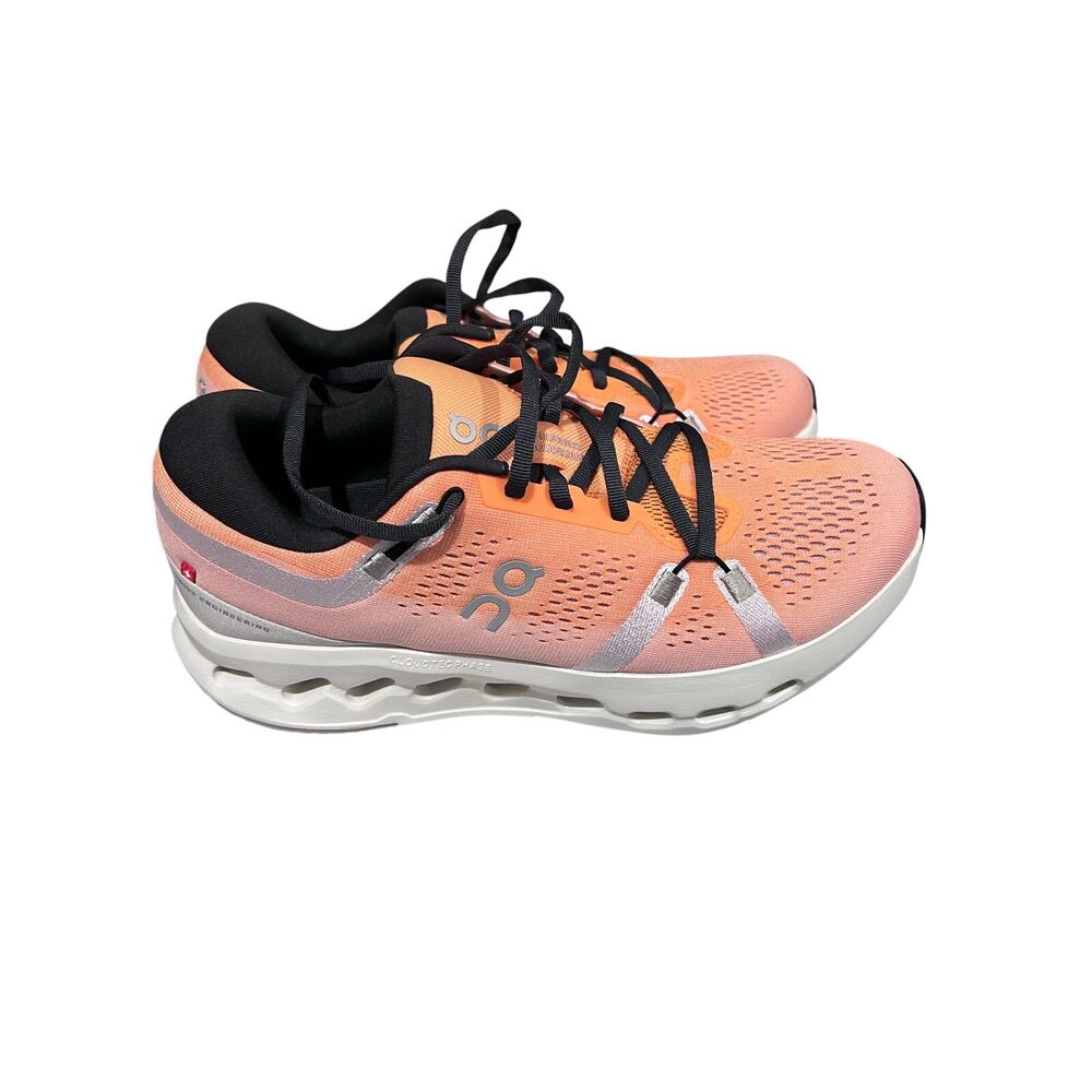 Men’s On Running Cloudsurfer 2 Shoes Orange CloudTec Phase Road Running 8.5